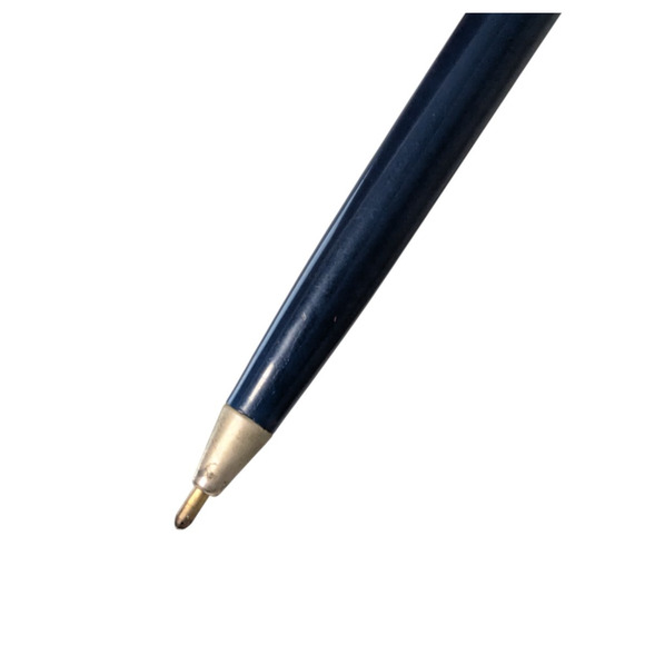 Vintage Sheaffer Snorkel Blue Chrome Mechanical Pencil and Hudson Pen Untested - Picture 11 of 13